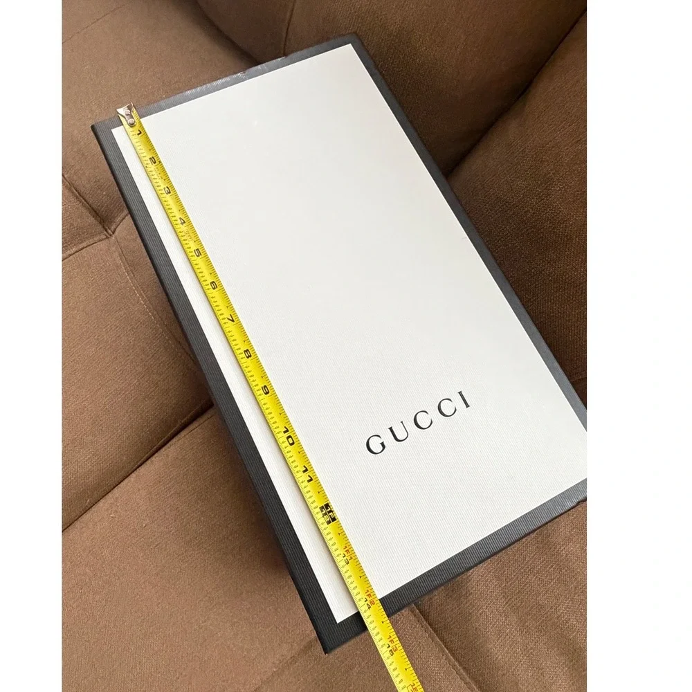 Gucci Set of 2 Large Shoe Boxes and 4 White Logo Dust Bags Luxury‎ Storage